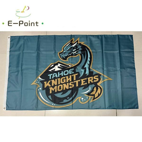 ECHL Tahoe Knight Monsters Flag 3*5ft (90cm*150cm) Polyester Banner decoration flying home & garden Festive gifts