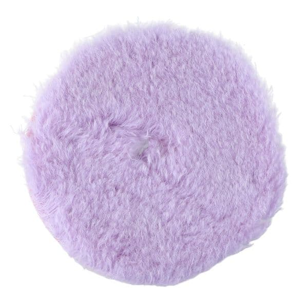 Car Paint Polishing Wool Polishing Pad 130mm 5.5 Inch Purple Sponge Foam Wood Car Waxing Wool Polisher Brandnew
