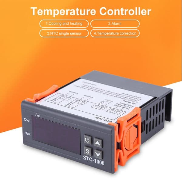 STC-1000 STC-3028 LED Digital Thermostat for 2025 Incubator Temperature Controller Thermoregulator Relay new Heating Cooling 12/24V 220V