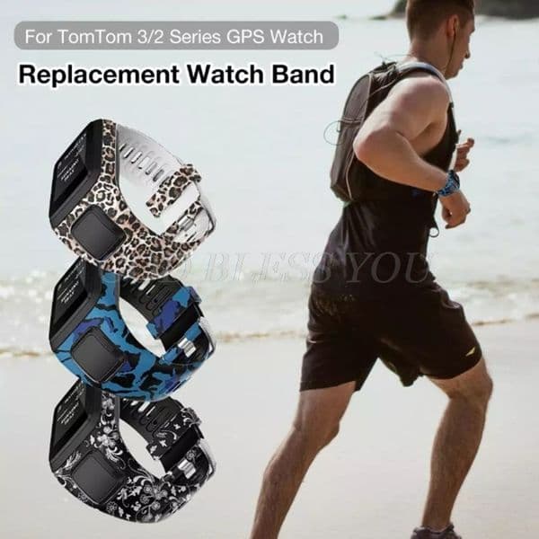 Silicone Replacement Wrist Watch Band Strap For TomTom Runner 2 3 Spark 3 GPS Sport Watch for Tom Tom 2 3 Series Drop Shipping