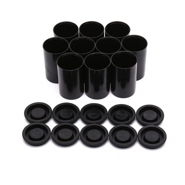 20Pcs Practical Empty Bottle 35mm Film Cans Canisters Containers Watercolor Paint Pigment Box Plastic Palette DIY Craft