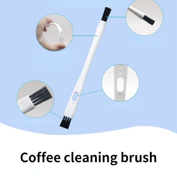 Coffee Grinder Cleaning Brush Espresso Machine 17cm PP Handle Home Dust Cleaner for Keyboards Coffee Machine Kitchen Accessories