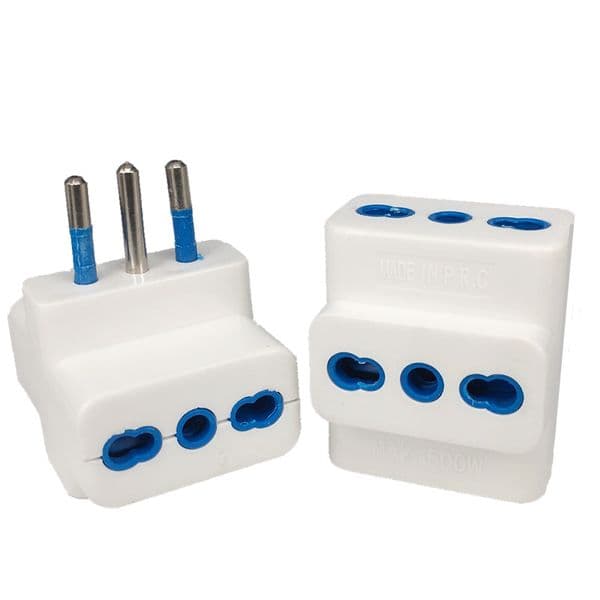 3 in 1 Italy new Travel Plug Adapter 3 Ways Socket Multi 2025 Ports Outlet AC100~250V 10A