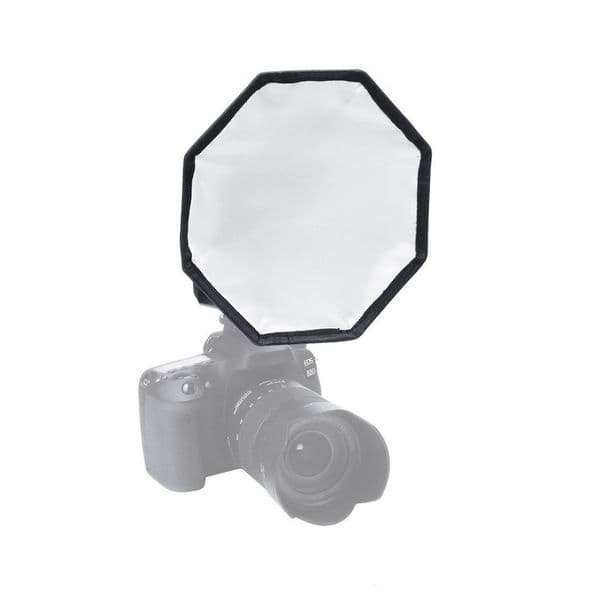 20cm/30cm Flash Diffuser octagonal cover camera external hot shoe light soft cover set top flash soft light box soft light cover