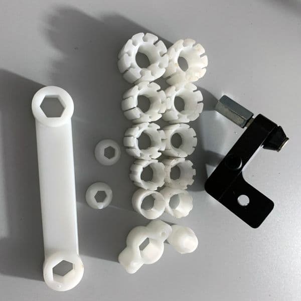 Professional Ring Fixture Clamp Setting Tool Kit 7Round Dies Measuring Metal Stick Ring Sizer Processing Tool For Jewelry Making