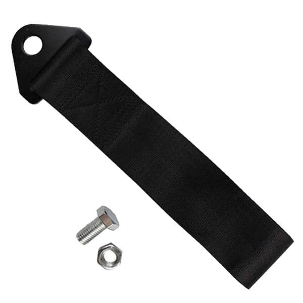 Car Automotive Tow Strap Set Front/Rear Bumper Hook