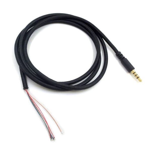 Headphone Cable 3.5mm Male Plug Jack Connector Cord Line for Hyper X Cloud II Core Pro Cloudx -Stinger Revolver S