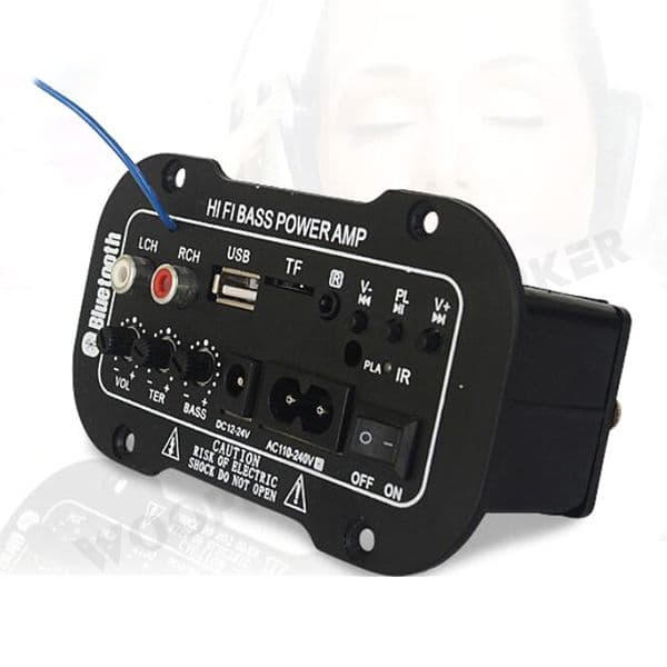 Woopker Digital Amplifier Board 25-30W Bluetooth Audio Amplificador DIY USB FM Radio TF Player Subwoofer 110V 220V