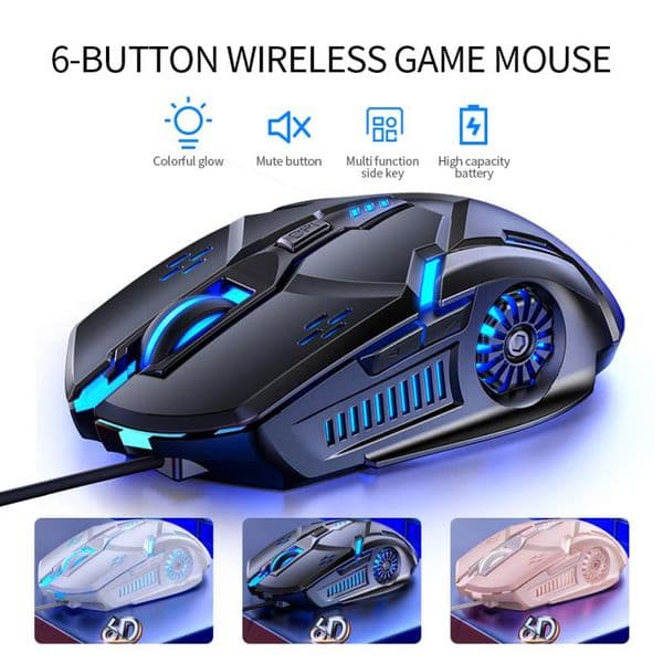 E-sport 3200 DPI Gaming Mouse Delay 6D Mechanical Wired Mouse RGB Macro Programming 6 Keys Mice For Game Computer Laptop PC