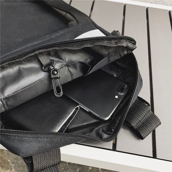 Hip Hop Vest Bag Men Women Oxford Cloth Waistcoat Streetwear Shoulder Belt Pack