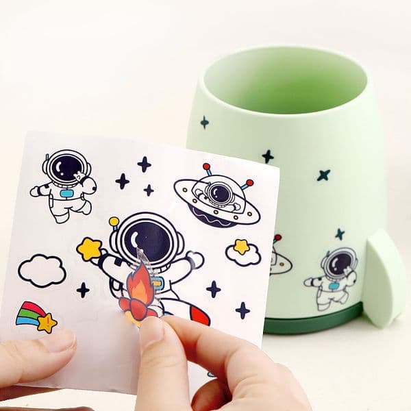 Multifunctional Kawaii Pen Holder Brush Pot Pencil Case Children Student Desktop Stationery Organizer Office Supplies Storage