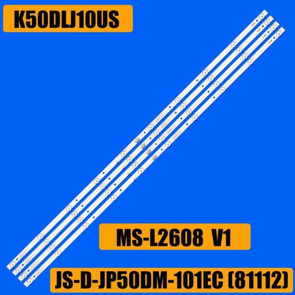 LED Backlight Strip 10 Lamp For K50DLJ10US D50-M30 V500DJ6-QE1 JS-D-JP50DM-101EC(81112) RC50B19S-4KSM MS-L2608 V1 R72-50D04-024