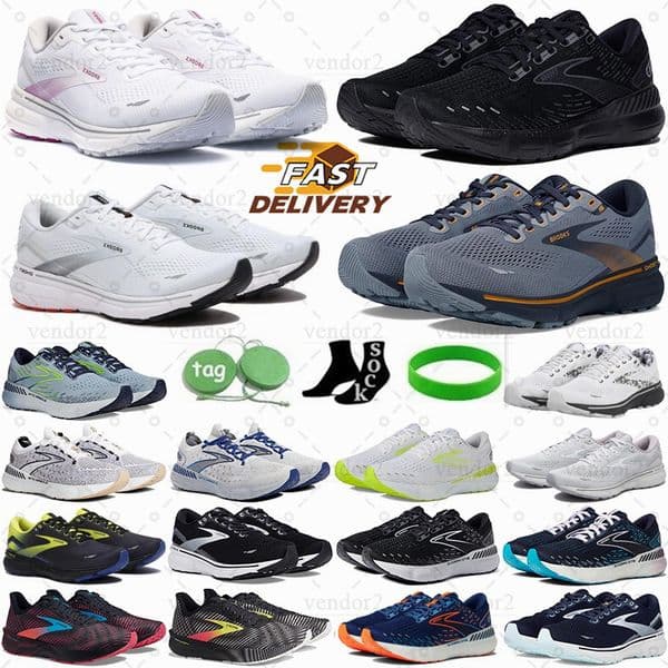 Designer brooks glycerin gts 20 Hyperion Tempo running outdoor shoes womens men sneakers shoe size 36-45