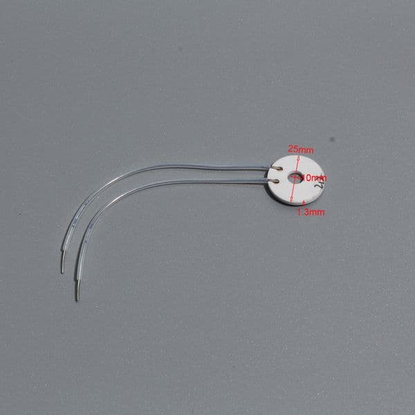 LUJINXUN Dry Burning High Temperature Ceramic Heater OD25mm ID10mm MCH Heating Element 3.7V/3W 5V/1.3W 5V/1.5W 5V/5W 12V/7W