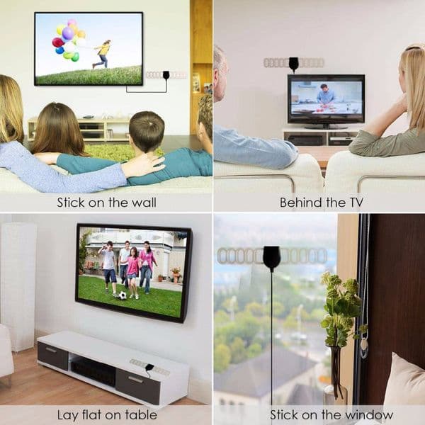 Digital TV Active Antenna Built-in 20DB RF AMP Car DVB-T Antenna DVB-T2 Antenna 20DB Gain Digital TV Antenna