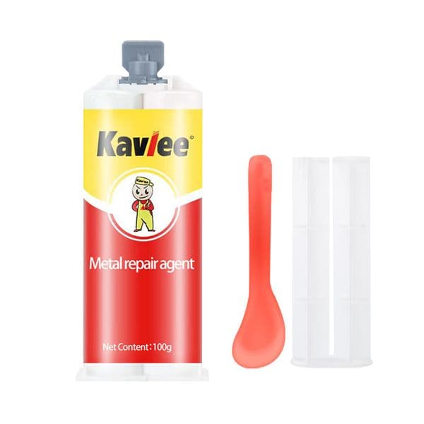 1pcs 100g AB Glue Metal Repair Paste Strong Cold Welding Industrial Glue Heat Resistance 2In1 Strong Bond Sealant Repair Agent