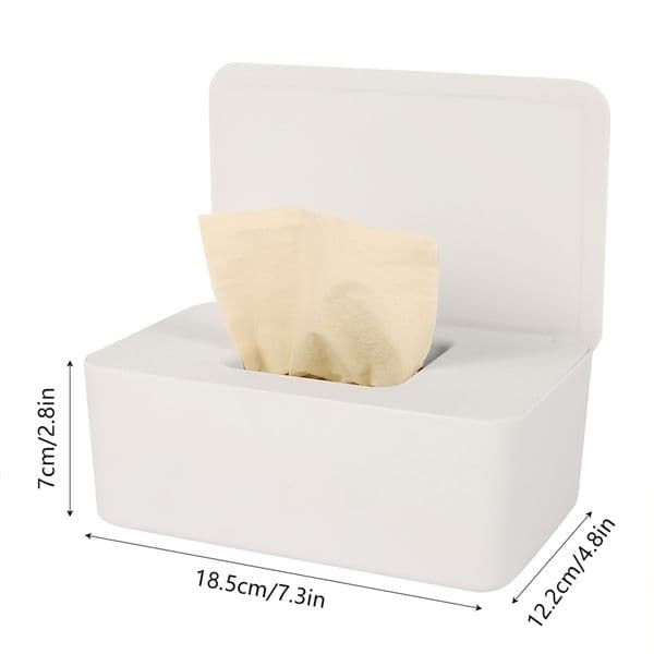 Wet Wipes Dispenser Dustproof Wet Wipes Storage Box with Lid Paper Towel Dispenser Home Desktop Napkin Organizer New