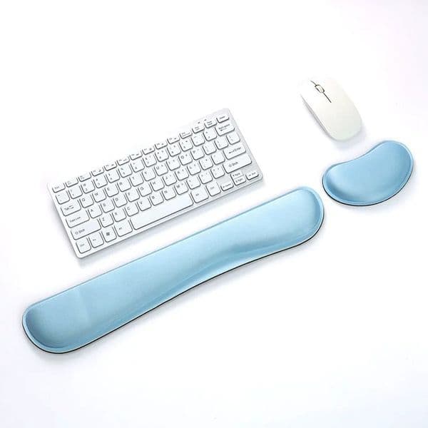 Luxury 2 in 1 Keyboard Mouse Liner Non-slip Pad Mat Wrist Rest Mouse Pad For PC Gamer Laptop Notebook Wrist Protector Office