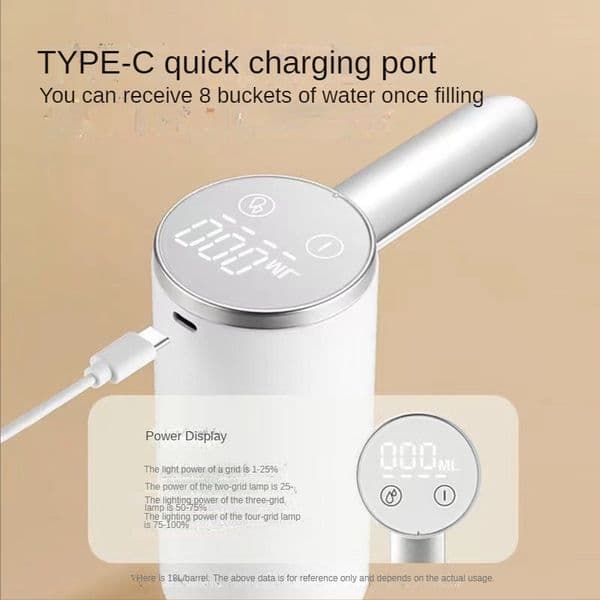 Electric Water Pump Automatic Smart Foldable Desktop Rechargeable Drinking Water Dispenser