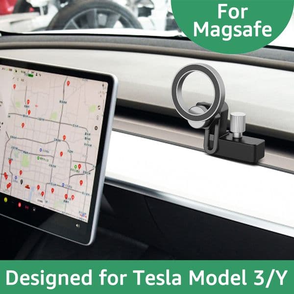 For Tesla Model 3 Model Y Car Cell Phone Mount Stand Universal Magnetic Car Phone Holder for iPhone Xiaomi Samsung GPS Brackets