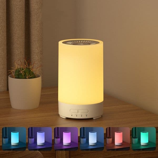 USB Desktop Aromatherapy Humidifier Mute Bedroom Office Air Humidificador Warm Night Light 150ml Mini Essential Oil Mist Sprayer