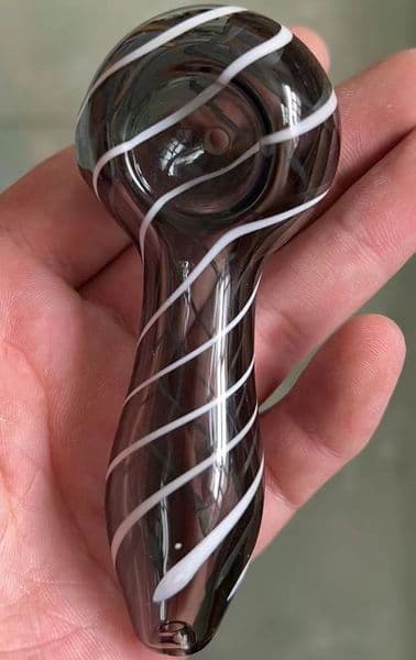 Super Colorful Glass Pipes Glass Smoking Pipe Handcrafted Spoon Pipe about 4 inches 10cm