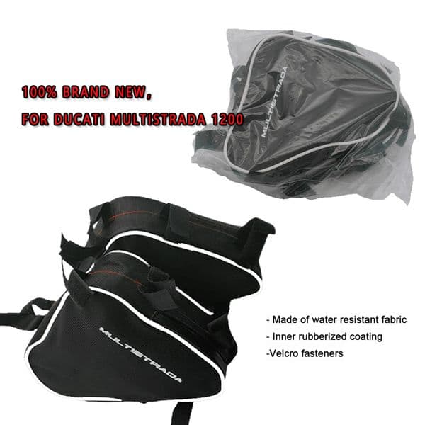 Motor bike repair bag holds water bag frame placement Bumper package tool box for DUCATI Multistrada 1200