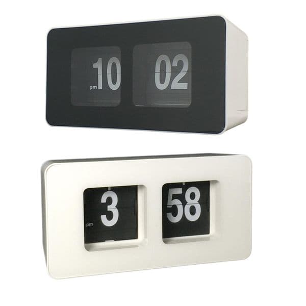 Retro Auto Flip Clock Digital Wall Cloks for Home Bedroom Table Desk Decor