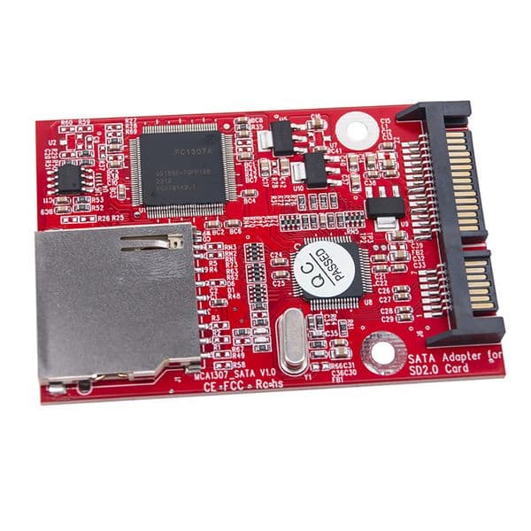SD to SATA 2.5" Riser Board Industrial Mobile SSD Embedded Storage Adapter Card Support 128GB for PC Laptop