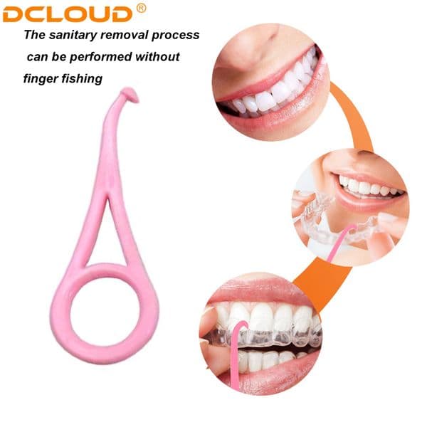 5/10Pcs Dental Orthodontic Invisible Braces Remover Disposable Aligner Remove Plastic Hook Tooth Socket Removal Tool Oral Care