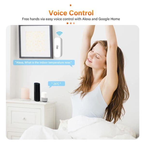 2026 outdoor New New Wifi Temperature Humidity Thermometer Sensor Monitor Via Alexa Google Home Tuya Smart Life Outdoor Free Shipping Shipping