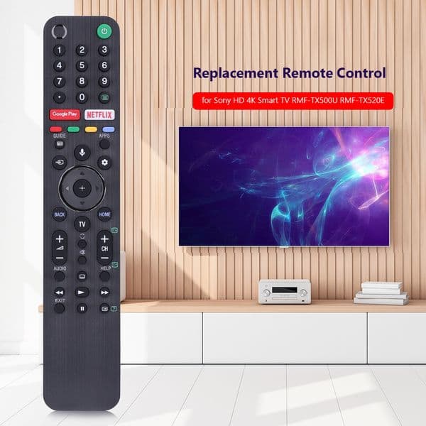 Remote Control for Sony HD 4K Smart TV RMF-TX500U RMF-TX520E/TX520P Accessories