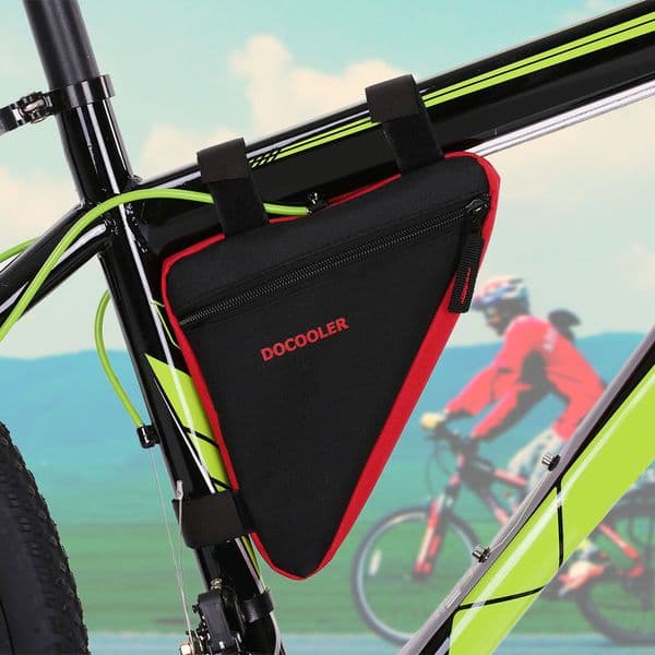 Docooler Triangle Cycling Bag Bike Bicycle Front Saddle Tube Frame Pouch Bag Holder Outdoor Sport Triangle Bicycle Bag