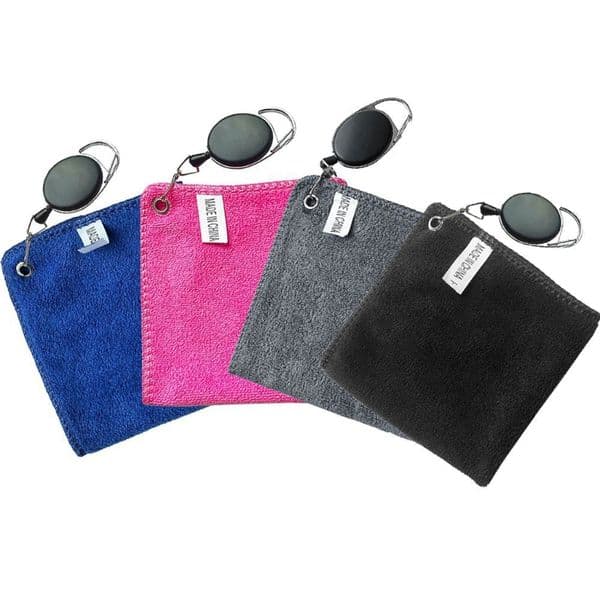 Versatile Golf Towel Wet and Dry Cleaning Cloth for Golfers Convenient Hook
