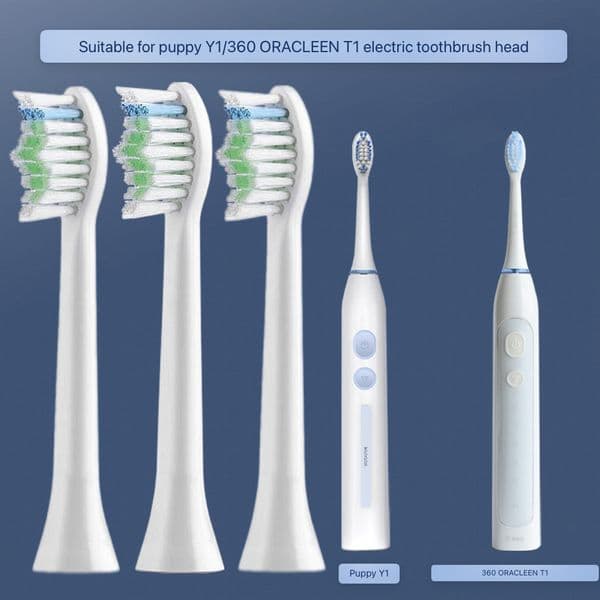 f Heads Fit pcs Replacement Toothbrush for T Oracleen Puppy Y Electric
