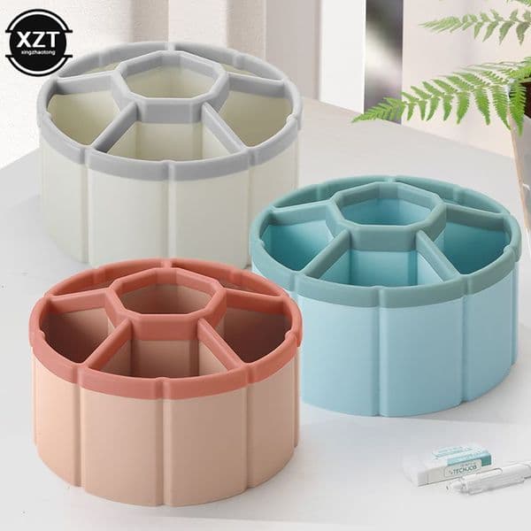360° Rotating Pen Holder Large Capacity Cute Pencil 2025 Storage Box Desktop new Organizer School Office Stationery