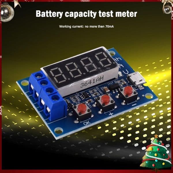 HW-586 Battery Capacity Tester Module 18650 Lithium Lead-Acid Discharge Meter