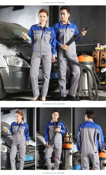 Factory Autumn Workshop Coveralls Clothing Mechanic Men Work Repair Women Wear-resistant Reflective Auto Uniforms Set 2020spring