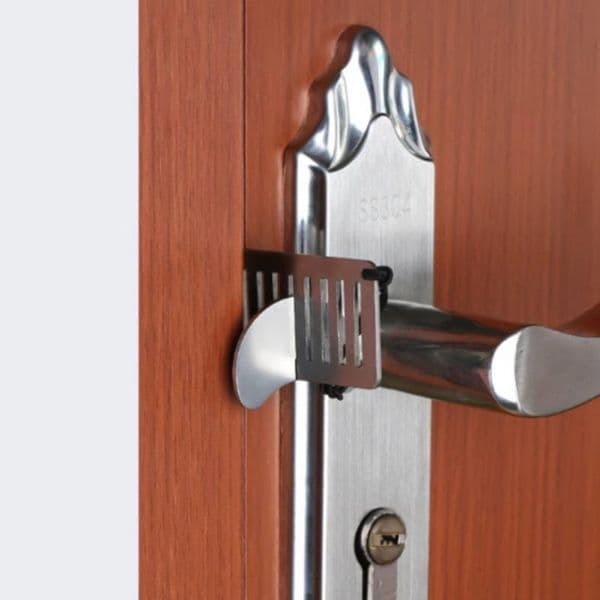 1~10PCS Door Lock Security For Travel Heavy Duty Portable Door Lock Stoppers Hotel Door Jammer Home Security Lock Device