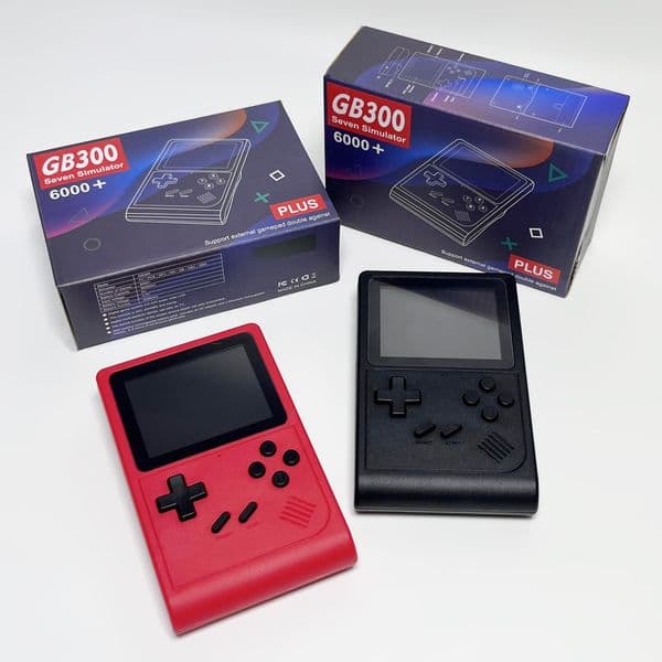 GB300 Handheld Game Console Player Portable Video Game Console 3.0 Inch Built-in 6000+Game For SF/SFC/GB/GBA Support AV Output