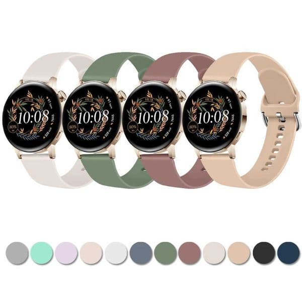 Hot Sale 20mm silicone strap suitable for wah GT2 GT3 42mm/wah 2 sport/wah magic/magic wah 2 42mm/Honor ES bracelet wahband T241115