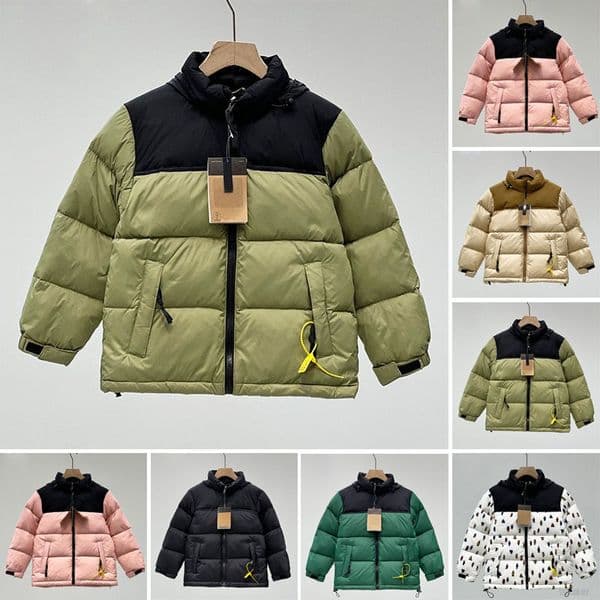 2024 Kids children Coat NNF designer 22 winter Jacket boys girls outdoor Down hooded Warm Parka Black Puffer Jackets Letter Print Clothing