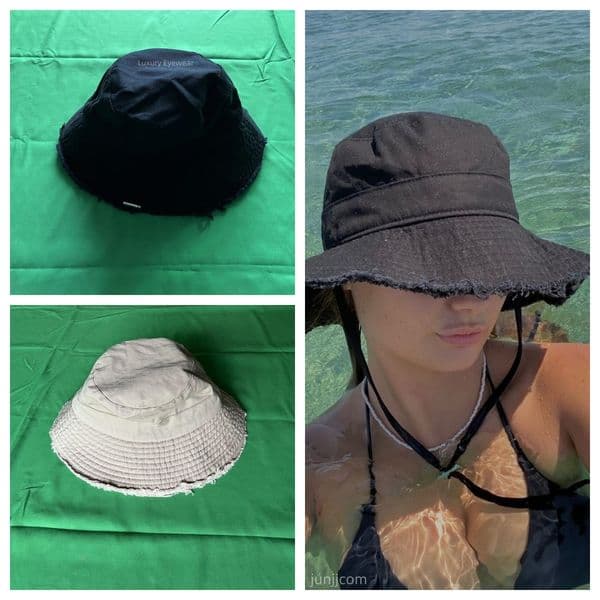 Womens Le Artichaut Bucket Hat Casquette Bob Wide Brim Beach Hats Black Beige Bonnet Beanie Baseball Cap Snapbacks Outdoor Canvas Sun Prevent