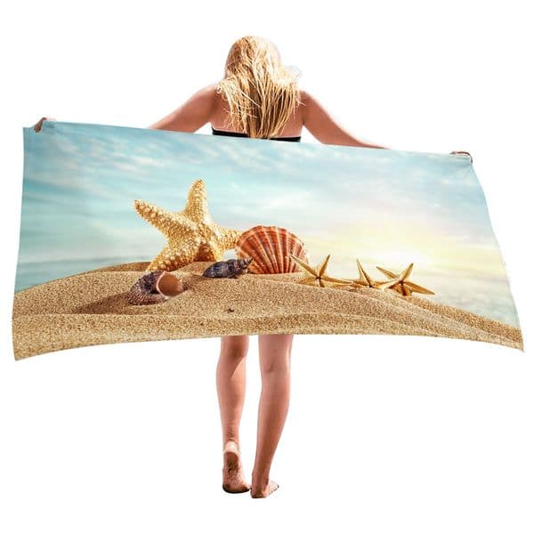 75x150cm Microfiber Beach Towel Quick Dry Sand Free Lightweight Travel Towel for Swimming Camping Outdoor