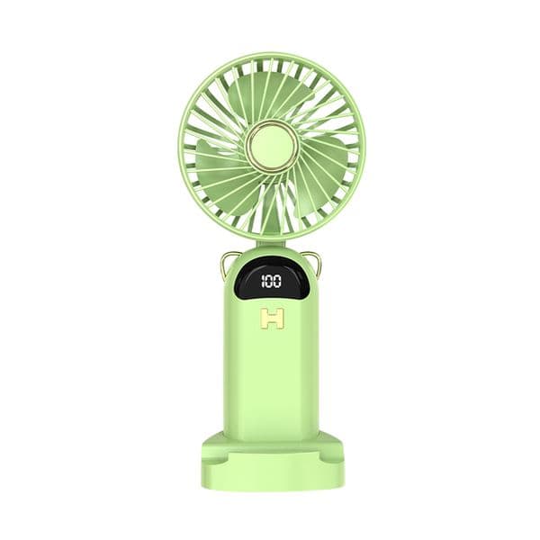 Mini Portable Handheld Fan Student Small Fan Digital Display Folding Desktop Aromatherapy USB Charging Hanging Neck Electric Fan