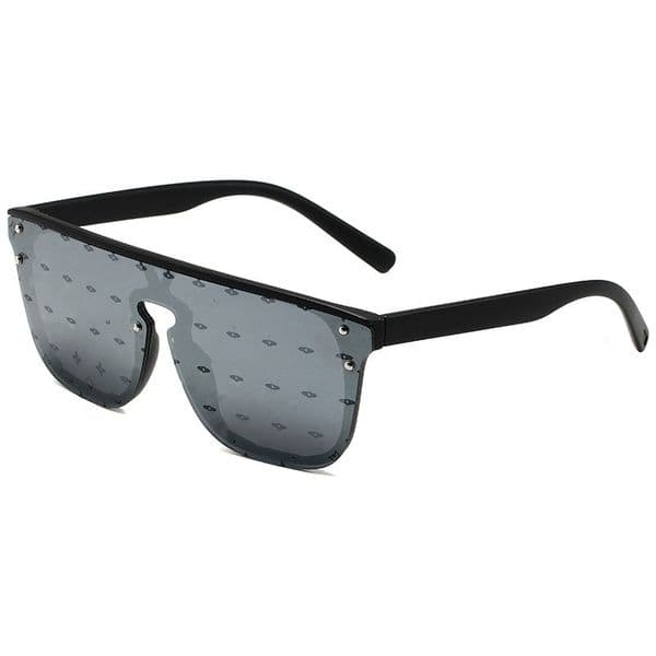 1pcs Fashion Round Sunglasses Eyewear Sun Glasses Designer Brand Black Metal Frame Dark 50mm Glass Lenses For Mens Womens Better Brown Cases 1082 948 105