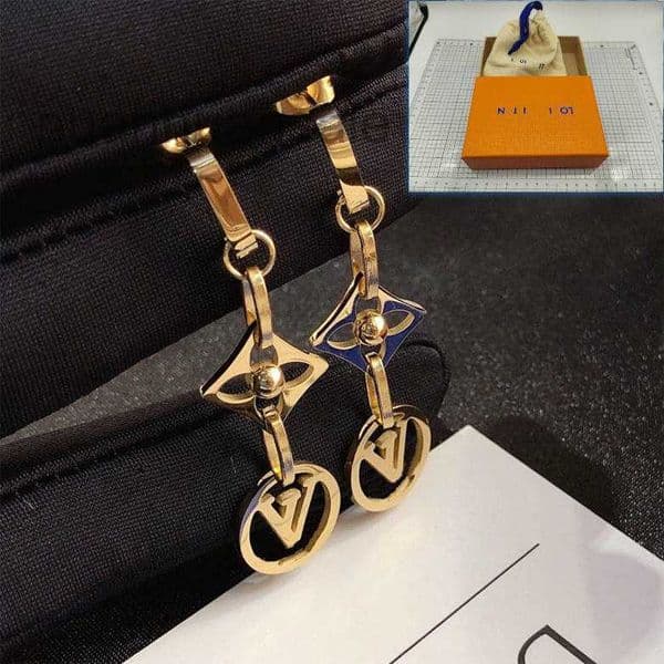 New Clover Chain Earrings Design for Women Boutique Charm Earrings Designer Brand Correct Autumn Winter Luxury Exquisite Birthday Gift Earrings With Box