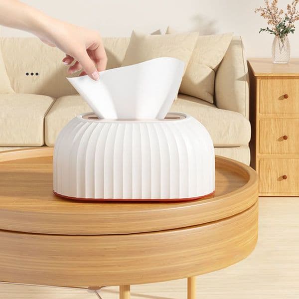 Automatic Lifting Desktop Tissue Box Anti-slip Dustproof Napkin Paper Box For Living Room Home