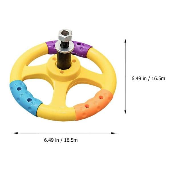 1 Pc Kid Toy Car Bumper Car Steering Wheel Universal Steering Wheel with Screw