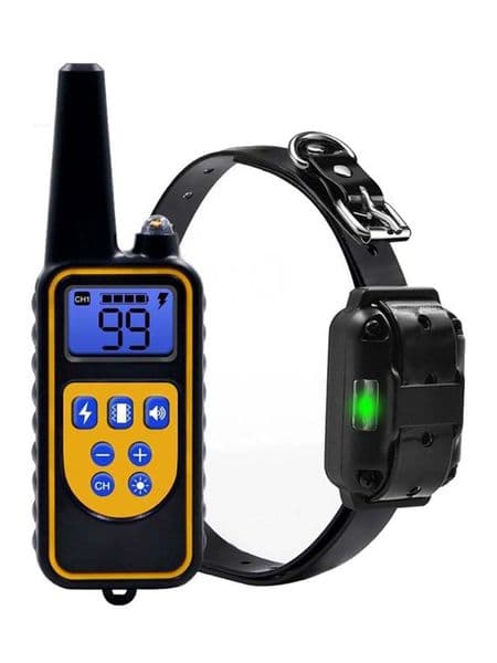 Update Electric Dog Rechargeable LCD Display For All Size Pet Training Collar